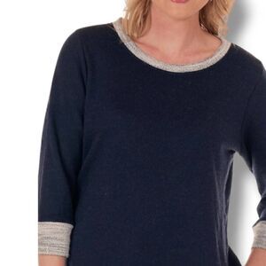 Fresh Produce Womens Sweatshirt Sz Small Casual Black Cotton Athleticore Classic